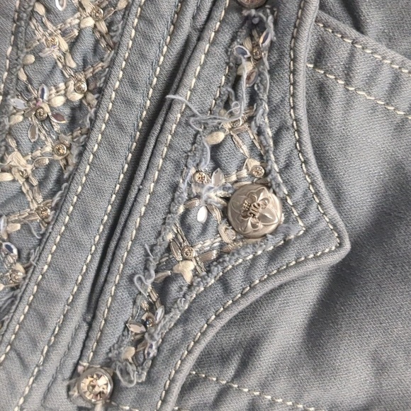 Miss me gray skinny jeans size 28 - Picture 5 of 7